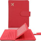 Melsbrinna Rfid Passport Holder for Travel women/Men, Cute Passport Wallet Rfid Blocking Card Slots, Rfid Passport Cover/CaseTravel Wallet, Passport Book Holder (1, Red4)