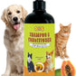 POM Pets 2-in-1 Organic Dog Shampoo & Conditioner – Itchy Skin Relief, Dog Deshedding, Detangles Fur, Cat Shampoo, Paw Cleaner for Dogs, Natural Coat Defense Formula
