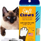 Soft Claws Cat Nail Caps for Large Cats – (40 Caps, Clear) - Made in USA - Veterinarian-Developed | Protects Furniture & Skin - Easy to Apply, Long-Lasting Anti-Scratch Soft Cat Claw Covers