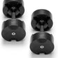 NÜOBELL® Adjustable Dumbbell Set, 5-50 LB or 5-80 LB, Easy Twist 2024-25 Model, All-In-One Weights Set (Pair) for Home, Original Manufacturer
