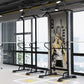 sogesfurniture Tower Adjustable Height Pull Up and Dip Station Multi-Function Home Strength Training Fitness Workout Station Sturdy Chin-Up Bar Stand Dip Station