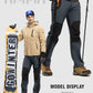 TBMPOY Men's Snow Ski Hiking Pants Waterproof Winter Fleece Lined Pants Camping Skiing Ice Fishing Pants with Belt