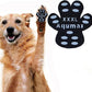 Dog Paw Protector Gripper Traction Pads,Dog Paw Covers,Foot Stickers in Summer Hot/Winter Cold Pavement,Dog Shoes Booties Socks Replacement,12 Sets (48 pcs) XXXL Black
