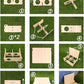Hamster and Mouse Wooden Tunnel Cage Secret Peep Shed and Explore Hideout Flip Cover Design Hamster Play Tunnel