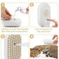 6 in 1 Cat Steam Brush for Shedding, Portable Anti-Static Grooming Comb for Cats & Dogs, Steam Misting Water Brush, Self-Cleaning Pet Hair Remover, Indoor Cat Spray Brushes for Cats & Dogs