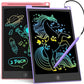 TECJOE 2 Pack 10 Inch LCD Writing Tablet, Colorful Doodle Board Electronic Drawing Pads, Kids Travel Games Learning Toys Christmas Birthday Gifts for 3 4 5 6 7 Year Old Boys Girls Toddlers