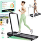 Smart Treadmill with 9% Auto Incline, Hiking and Running Walking Pad Treadmills for Home Office, Treadmill with UREVO APP, AI Powered Music Course, HIIT Programs Synced to Scenic Route, One-Click Mute