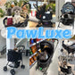 4 Wheels Pet Stroller 4 in 1 Pet Stroller with Detachable Carrier for Small & Medium Dogs Cats up to 55 lbs Easy-Folding Travel Dog Wagon with Car Seat Breathable Mesh,Black