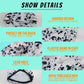 Dalmatian Hoodie, Cute Halloween Cosplay Winter Costume With Pocket, Dalmatians Print Clothes for Medium Large Dogs