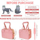 Dog Carriers for Small Dogs, Soft Sided Folding Small Dog Carrier for Dogs Medium Cats Puppies up to 13 Lbs, Washable Breathable Puppy Carrie Carrier for Outdoor Travel (Small Pink)