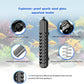 Submersible Aquarium Heater 100W/200W/300W/500W, Fish Tank Heater with high-Temperature Protection and Turtle Tank Heater with Automatic Power-Off When Leaving seawater or Freshwater.