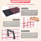 FDW Dog Crate for Large Dogs 48 Inch Folding Metal WirePet Cage Double Door W/Divider Panel Indoor Outdoor Kennel Leak-Proof Plastic Tray,Pink