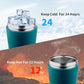 TOOFEEL Protein Shaker Bottle 20 oz - Double Walled Insulated Vacuum Shaker Cups for Protein Shakes, Keeps Cold/Hot, Metal Stainless Steel Water Bottle, Preworkout Gym Shaker Bottle