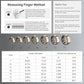 Smart Wellness Ring, Stylish Fitness Tracker with Heart Rate, Blood Oxygen, Blood Pressure, Sleep & Step Monitor. IP68 Waterproof, No Subscription, iOS & Android Compatible (Gold, 10)