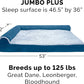Furhaven Cooling Gel Dog Bed for Large Dogs w/ Removable Bolsters & Washable Cover, For Dogs Up to 125 lbs - Two-Tone Plush Faux Fur & Suede L Shaped Chaise - Marine Blue, Jumbo Plus/XXL