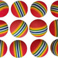Colorful Soft Foam Rainbow Play Balls for Pet Dog and Cat Toys (12)