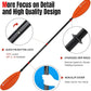 Kayak Paddle with Aluminum Shaft and Reinforced PP Blade, Floating Kayak Oar for Kayaking Canoeing and Boating, 220 cm/86 inches - 230 cm/90 inches