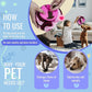 Pet Snuffle Ball, Puzzle Sniffing Interactive Dog Ball for Blind Dogs Training Stress Relief Dog Enrichment Toys Treat Machine Washable (15cm, Fantasy Pink)