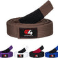 G4 VISION Jiu Jitsu Belt BJJ Belts Brazilian Adult A1 A2 A3 A4 Black Brown Purple Blue White