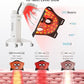 VYM Infrared Light Therapy Mask: High Energy Skincare Device for Glowing Skin – Ultra-Thin 1.8mm 4.6oz, 830nm 633nm 590nm, Cordless Red Light Therapy for Face Luxury Gift - Black Windmill
