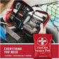 Surviveware 110 Pcs Waterproof Premium Survival First Aid Kit - Survival Emergency Preparedness for Travel Camping Gear, Survival Kit and Outdoor Emergencies - HSA & FSA Eligible Survival Kit