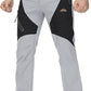 TACVASEN Men's Skiing Snow Pants Fleece Lined Waterproof Winter Insulated Hiking Pant for Outdoor Work Hunting Cargo