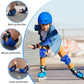 BOSONER Kids/Youth Knee Pad Elbow Pads Guards Protective Gear Set for Roller Skates Cycling BMX Bike Skateboard Inline Skatings Scooter Riding Sports