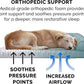Furhaven Orthopedic Dog Bed for Large/Medium Dogs w/ Removable Bolsters & Washable Cover, For Dogs Up to 55 lbs - Plush & Suede Sofa - Deep Pool, Large