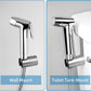 Hibbent Sink Faucet Hose Sprayer Attachment with 10 Adapters - Dual Function Handheld Bidet, Rinser & Shower Head - for Feminine Hygiene, Baby Diaper Cleaning & Pet Bathing