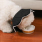 Adjustable Small Dog Cone,Soft Cat Recovery Cone Collar,Cute Cat Surgery Collar for Kitten,Puppy,Black,Medium