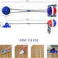 Aggressive Chewer Dog Toys - Rope Toys with Suction Cup, Teething Treats & Puzzle Food Dispensing Ball (Navy Blue)
