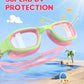 Kids Swim Goggles,Swimming Goggles for Kids 6-14, Anti-Fog UV Protection Pool Glasses for Boys Girls