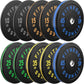 2 Inch Bumper Plates，10-500lbs，Barbell Rubber Olympic Weight Plates Set for Home Gym, Strength Training & Weight Lifting, Multiple Options Colors
