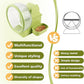 4 in 1 Silent Large Hamster Wheel Multifunctional Hamster Running Wheel Quite Running Spinner Wheel Accessories with Food Bowl Water Bottle for Hamsters Dwarf Gerbil (Green)