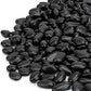 Mr. Fireglass 10 lbs Black Pebbles, 3/8" Natural Decorative Polished River Rocks Aquarium Gravel for Indoor Plants, Vases, Succulents and Outdoor Garden Landscaping