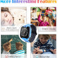 Goodatech Smart Watch for Kids Boys Girls Learning Toys with 16 Games Phone Call SOS, Camera Voice Music Player Recorder Alarm Clock,4-12 Years Birthday (Blue)