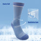 Athletic Socks Moisture Wicking Crew Socks for Men 3 Pairs Running Sport Cushioned Polyester Mid Calf Socks