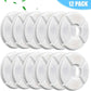 Cat Water Fountain Filter, 12 Pcs Replacement Cat Fountain Filters, 3-Filtration System Round Carbon Cats Filters Compatible with 81oz/2.4L Round Automatic Pet Fountain Water Dispenser