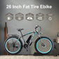 Peak 2000W Electric Bike for Adults 27 MPH 48V15Ah Removable Battery Max 40-80 Miles E Bike 26" Fat Tire Ebike Shamano 21-Speed All Terrain for Mountains Snow Sand Road