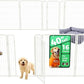 FXW Homeplus Unleashed Indoor Dog Playpen - Stress-Free and Safe Play, Heavy Duty 40 Inch 16 Wire Panels Dog Pen for Medium and Large Dogs, White│Patented