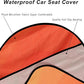 Car Seat Cover Protector Front Seats,for Gym Workout,Running,Swimming,Beach and Hiking,Waterproof Sweat Towel Bucket Seat Covers for Cars SUV Trucks (Orange, 1Pcs)