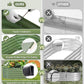 Galvanized Raised Garden Bed - 4x2x1.4FT Metal Planter Boxes Outdoor | Oval Steel Raised Bed Kit for Gardening with Protective Tape, Gloves for Vegetables, Flower, Herb (Green)