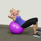 Body Sport Exercise Ball with Pump for Home, Gym, Balance, Stability, Pilates, Core Strength, Stretching, Yoga, Fitness Facilities, Desk Chairs