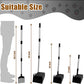 Pooper Scooper Metal 38" Long Adjustable Handle Swivel Bin & Rake for Large & Small Dogs Non-Breakable Dog Poop Scooper Easy to Clean Pet Waste Use on Grass, with 20 Waste Bags