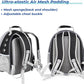 Lollimeow Cat Carrier Backpack, Bubble Expandable Backpack Carrier, Pets and Small Dogs,Airline-Approved, Designed for Travel, Hiking, Walking & Outdoor Use (Square Back Expandable-Black)