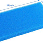 AQUANEAT Aquarium Filter Sponge Open Cell Foam Sheet Bio Sponge Filter Media Pad HMF Fish Tank Sump Divider (23" Lx 12.25" W x 2" H, Blue)