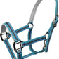 JWODVNTH Adjustable Horse Halter with PP Webbing, Durable Horse Halters with Zinc Alloy Hardware, Horses Training Equipment to Prevent Friction for Training, Competitions ＆ Daily