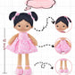 Soft Baby Doll Toys (12''), My First Baby Rag Doll for 1 Year-Old Girl Birthday Gift,Christmas Plush Toys Gift for Toddler Kids Infants-Florabelle-Girl-Pink-Tanned
