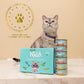 LOVE, NALA - Natural Adult Cat Wet Food - Pate Variety Pack - Tuna, Chicken, Tuna and Salmon - Grain Free, Non-GMO, Fiber Blend, Minerals, Vitamins - 12 Pack 2.1 lbs.