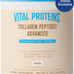 Vital Proteins Collagen Peptides Advanced, Hydrolyzed Peptides with Hyaluronic Acid and Vitamin C - Vanilla Flavor Powder, 21oz
